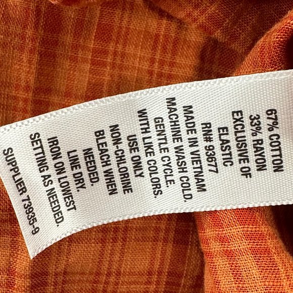 New! a.n.a a new approach Blouse XL Top Relaxed Fit 3/4th Sleeves Bombay Brown‎ - Picture 6 of 12